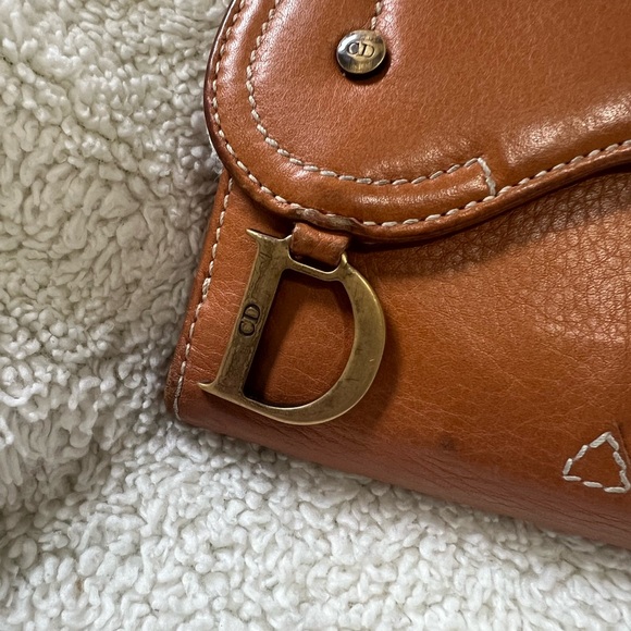 AUTHENTIC Christian Dior Wallet with Gold Accent - Picture 3 of 9